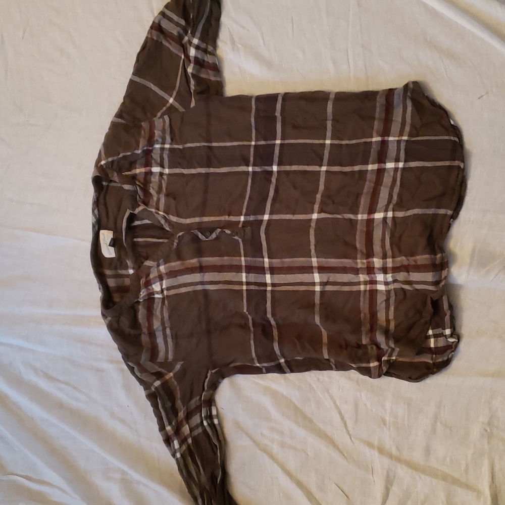 Soft flannel top